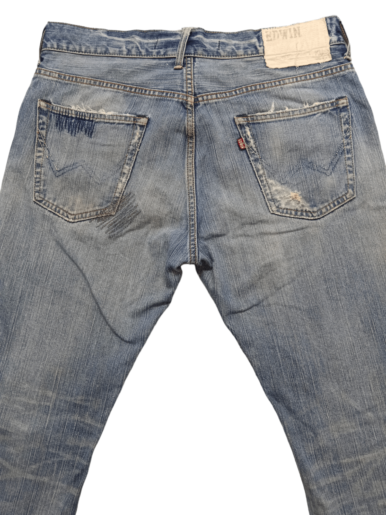 Edwin Edwin Seditionaries Distressed Flare Denim Size US 32 / EU 48 - 4 Thumbnail