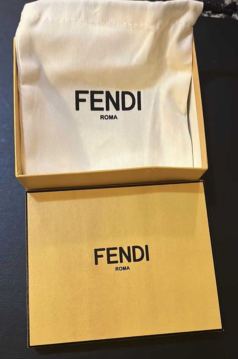 Fendi Fendi FF Calf Leather Card Case Size ONE SIZE - 9 Thumbnail