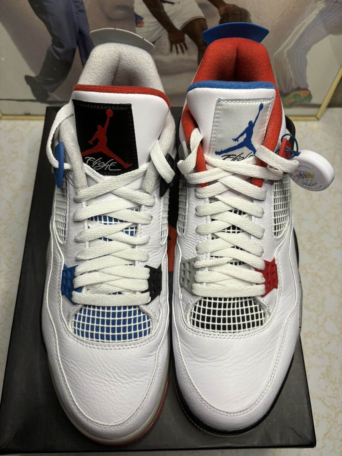 Jordan Brand Air Jordan 4 Retro What The 2019 Size US 12 / EU 45 - 2 Thumbnail