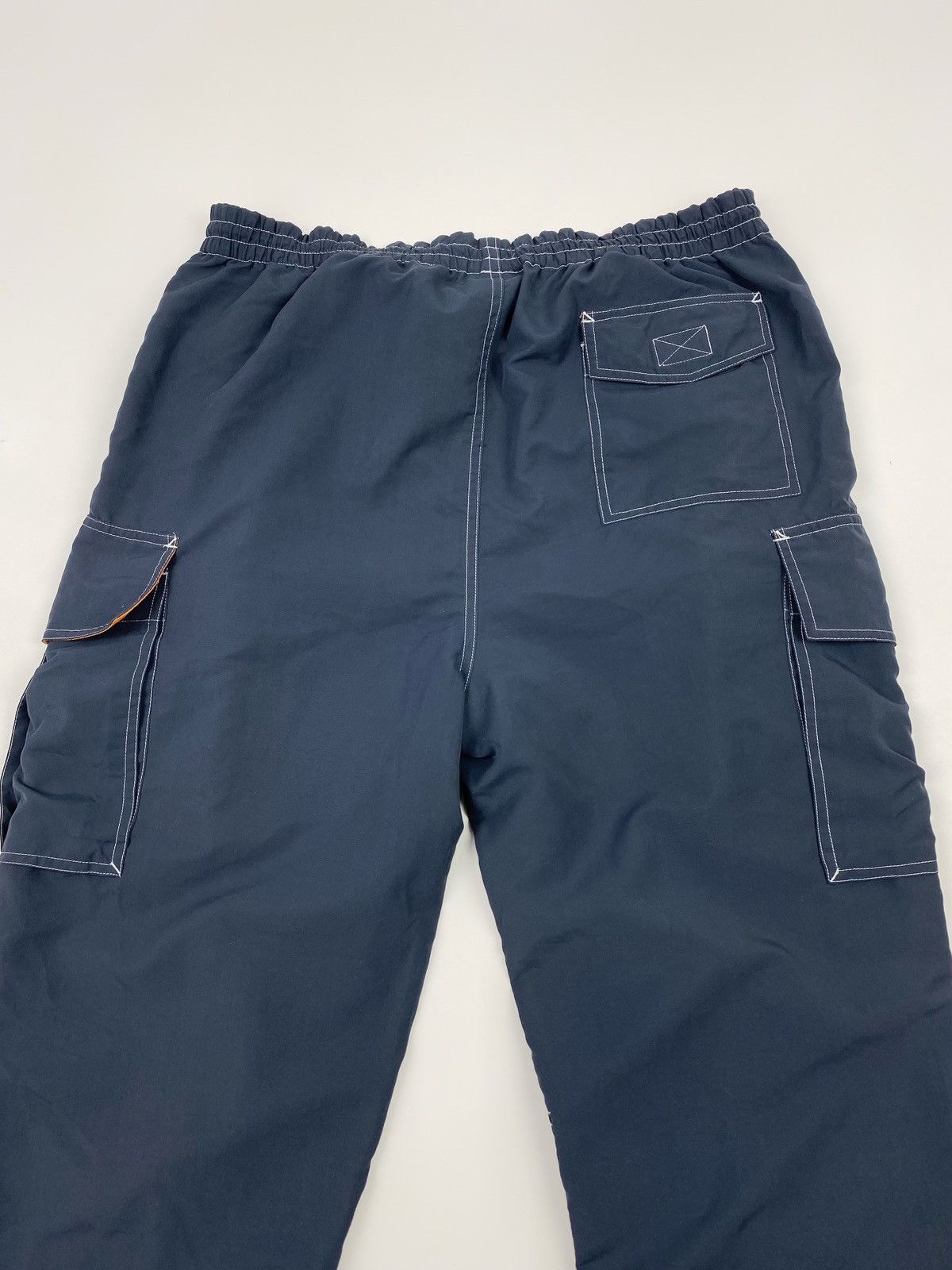 Vintage Y2K Vintage CSActive Lightweight Parachute Navy Cargo Pants Size US 35 - 8 Thumbnail