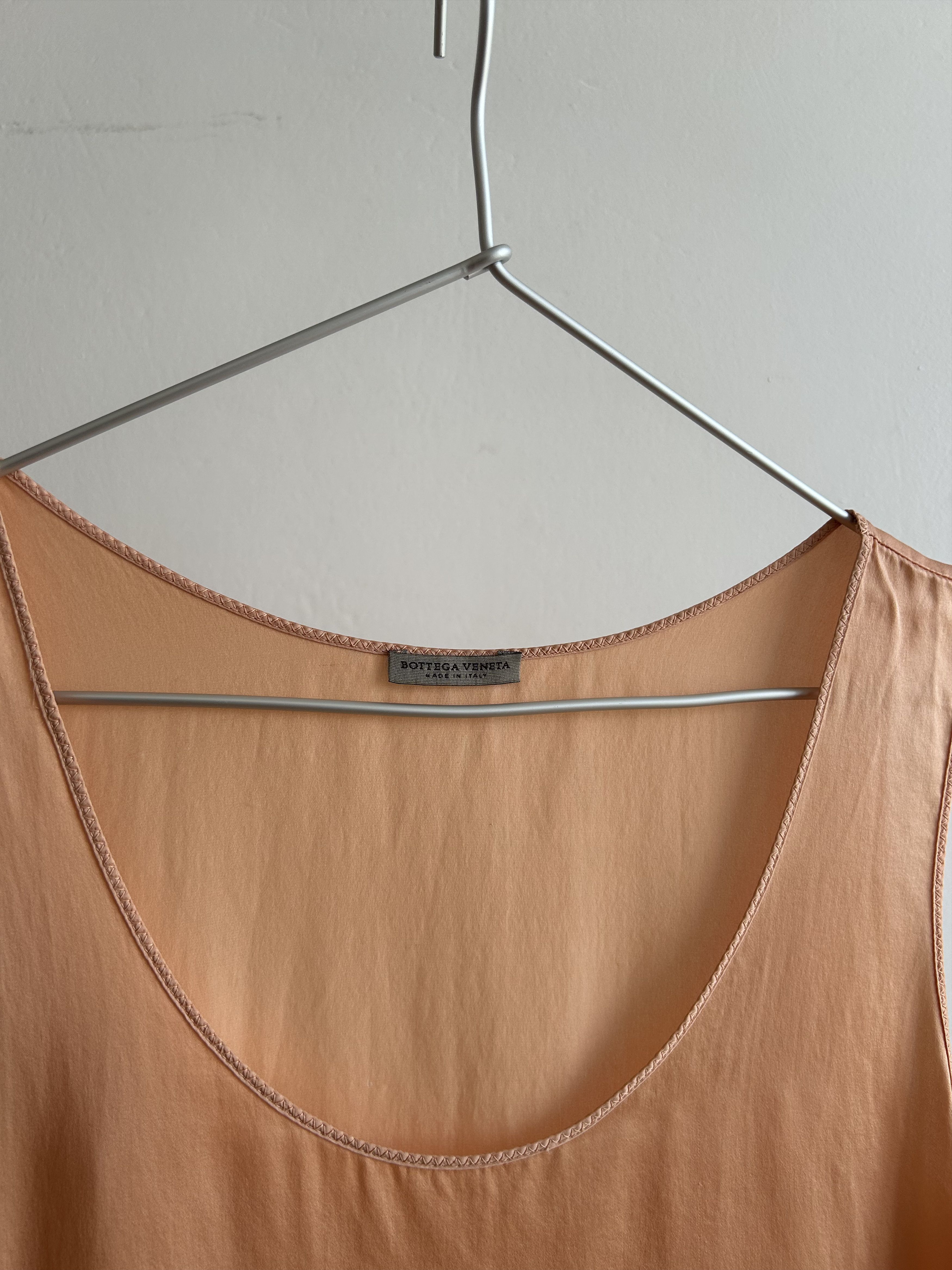 Bottega Veneta BOTTEGA VENETA Tank Top Silk Shirt Vintage S0142 Size S / US 4 / IT 40 - 3 Thumbnail