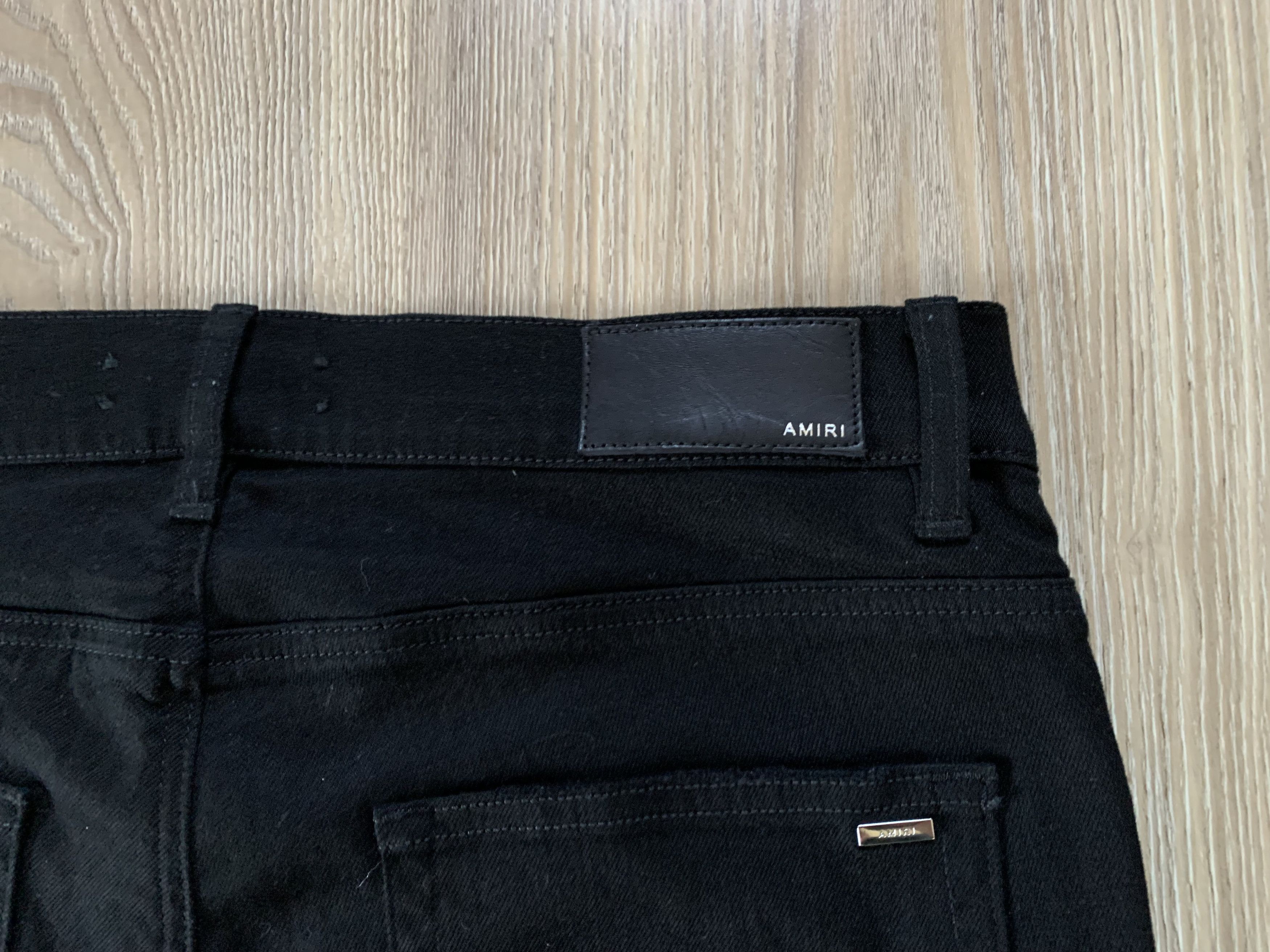 Amiri Amiri Stretch Black Ribbed Jeans Size US 34 / EU 50 - 8 Thumbnail