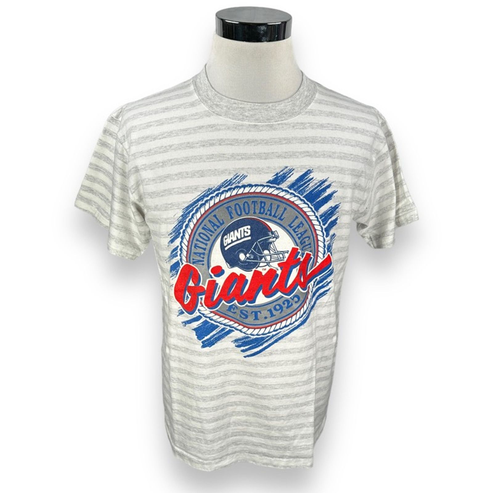 NFL Vintage New York Giants Trench Ultra T-Shirt L Gray USA 90s Size US L / EU 52-54 / 3 - 1 Thumbnail