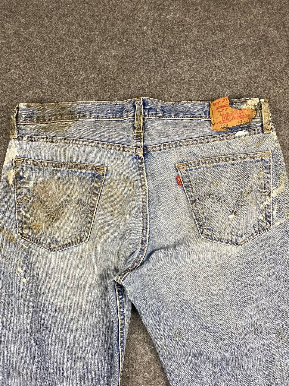 Levi's vintage levis 529 paint splatter distressed denim Size US 38 / EU 54 - 3 Thumbnail