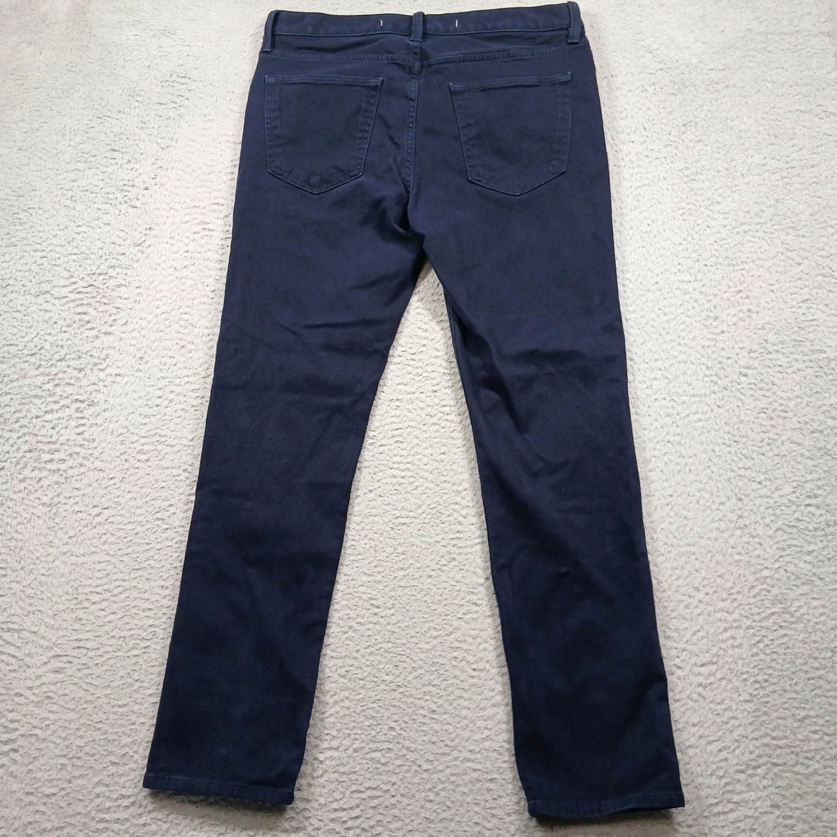 Banana Republic Banana Republic Traveler Slim Fit Jeans Navy Blue 33x30 Denim Pants Slim, 5-Pocket Mens Comfort Stretch Shirt? Size US 33 - 3 Thumbnail