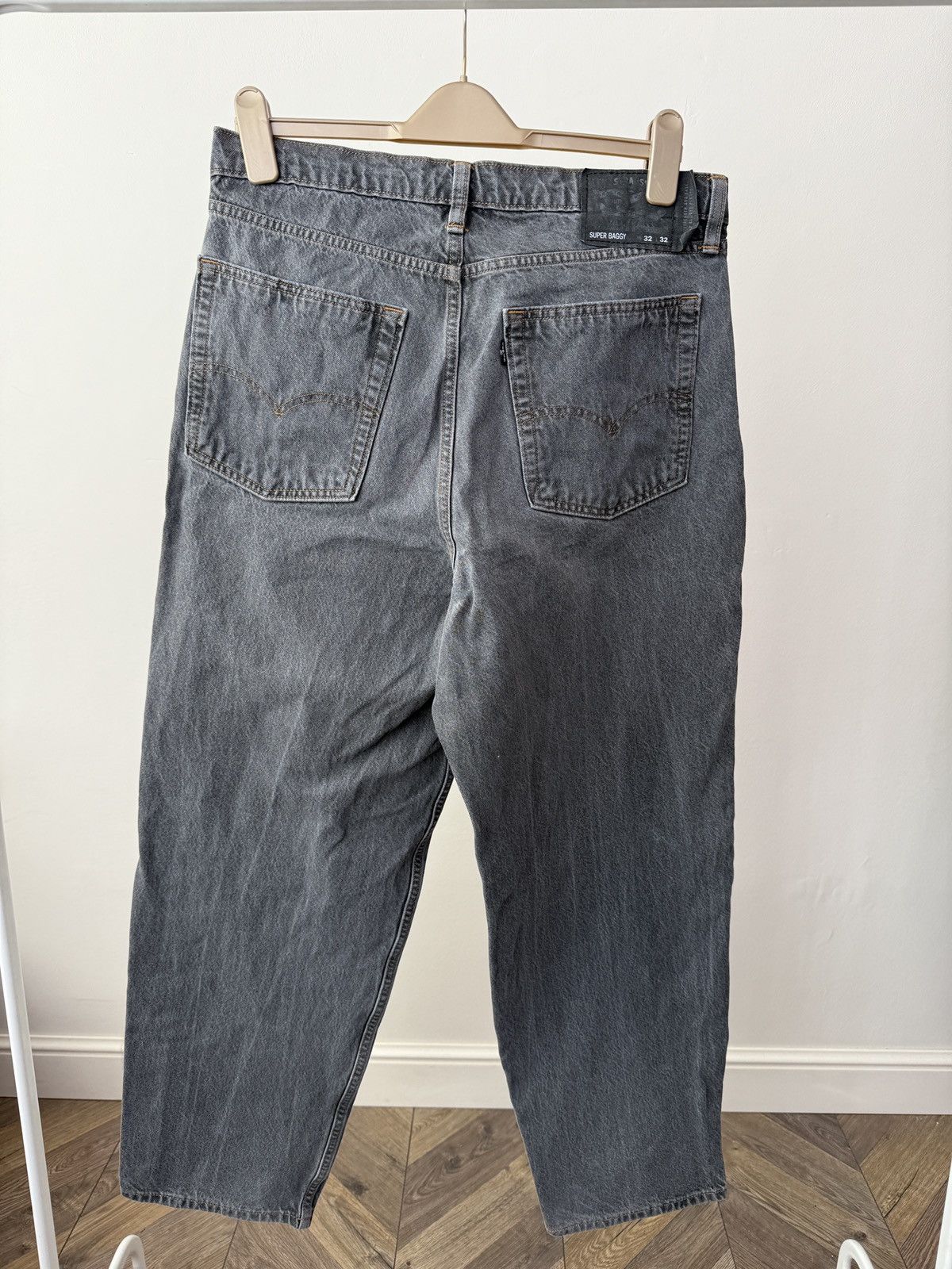 Levi's Vintage Levi’s Baggy Grey Denim Jeans W32 L32 Vintage Style Size US 32 / EU 48 - 5 Thumbnail