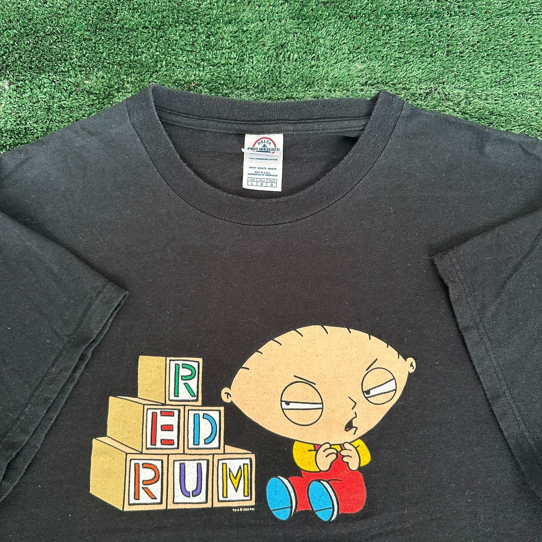 Delta Vintage Y2K Family Guy Stewie Redrum T-Shirt Boxy Faded Adul Size US L / EU 52-54 / 3 - 2 Thumbnail