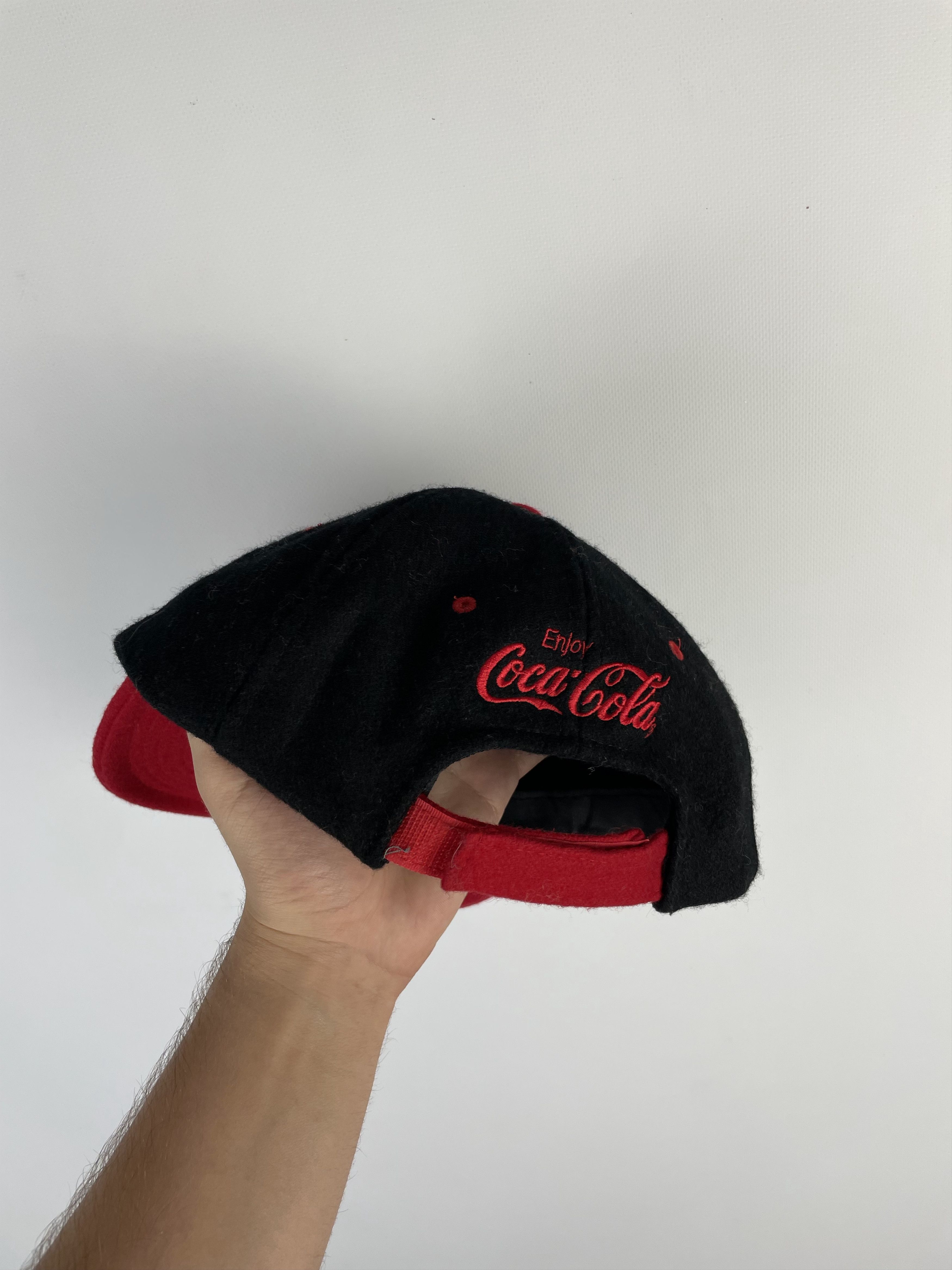 Coca Cola Vintage Coca Cola Cap Hat Fleece Size ONE SIZE - 5 Thumbnail