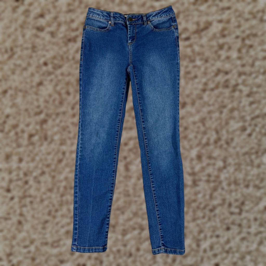 Route 66 Route 66 Jeans Womens 25 Blue Denim Skinny Tapered Cotton Blend Stretch Size 42" / US 20 - 1 Thumbnail