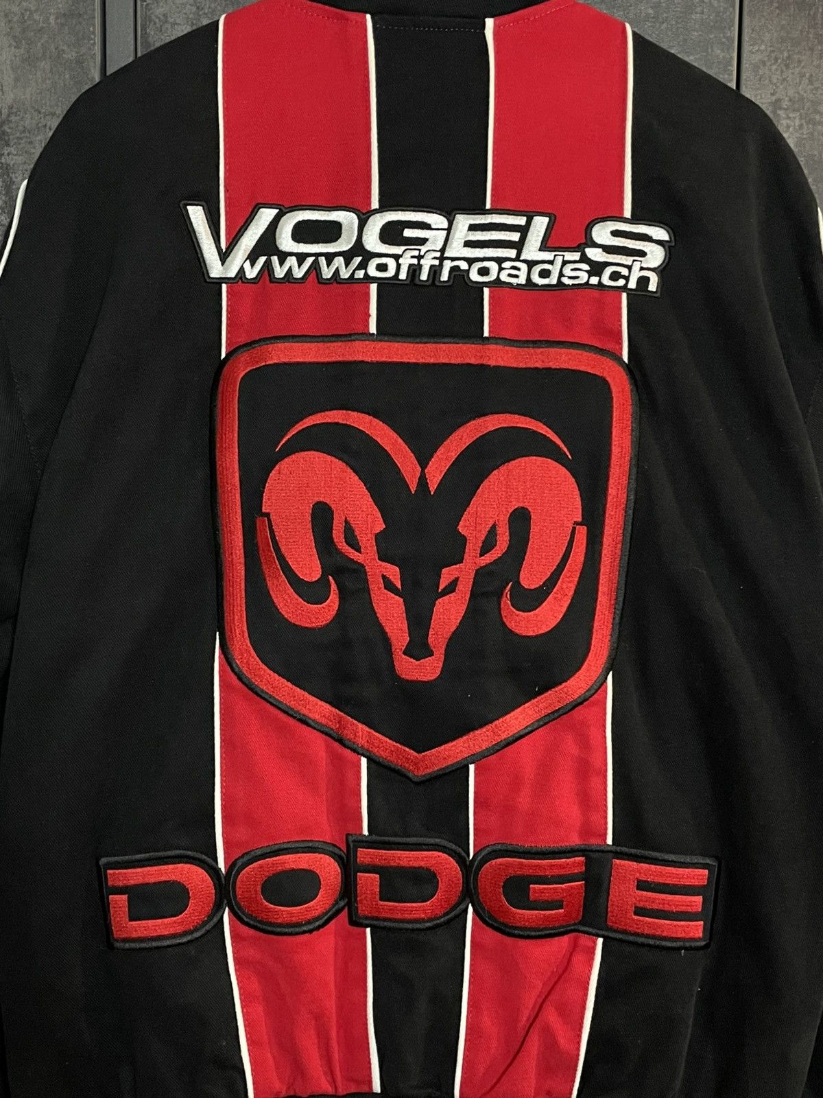 Vintage Vintage Dodge Racing Bomber Jacket Y3 MM6 424 Kith Jh Design Size US L / EU 52-54 / 3 - 17 Thumbnail