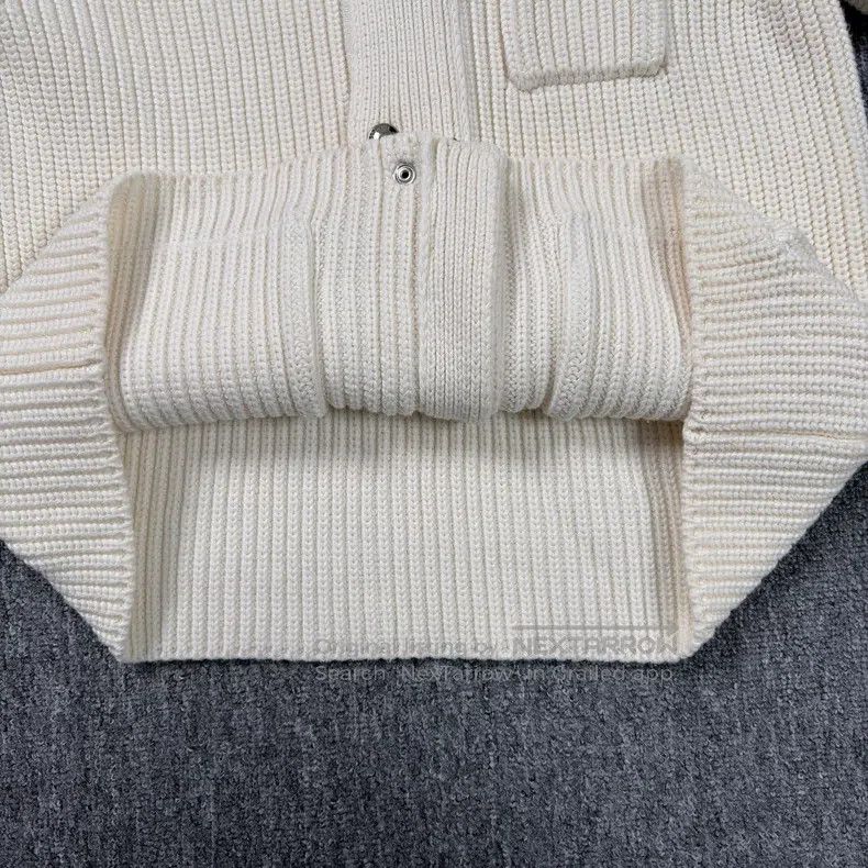 Thom Browne Thom Browne Beige Wool Cardigan Size US M / EU 48-50 / 2 - 7 Thumbnail