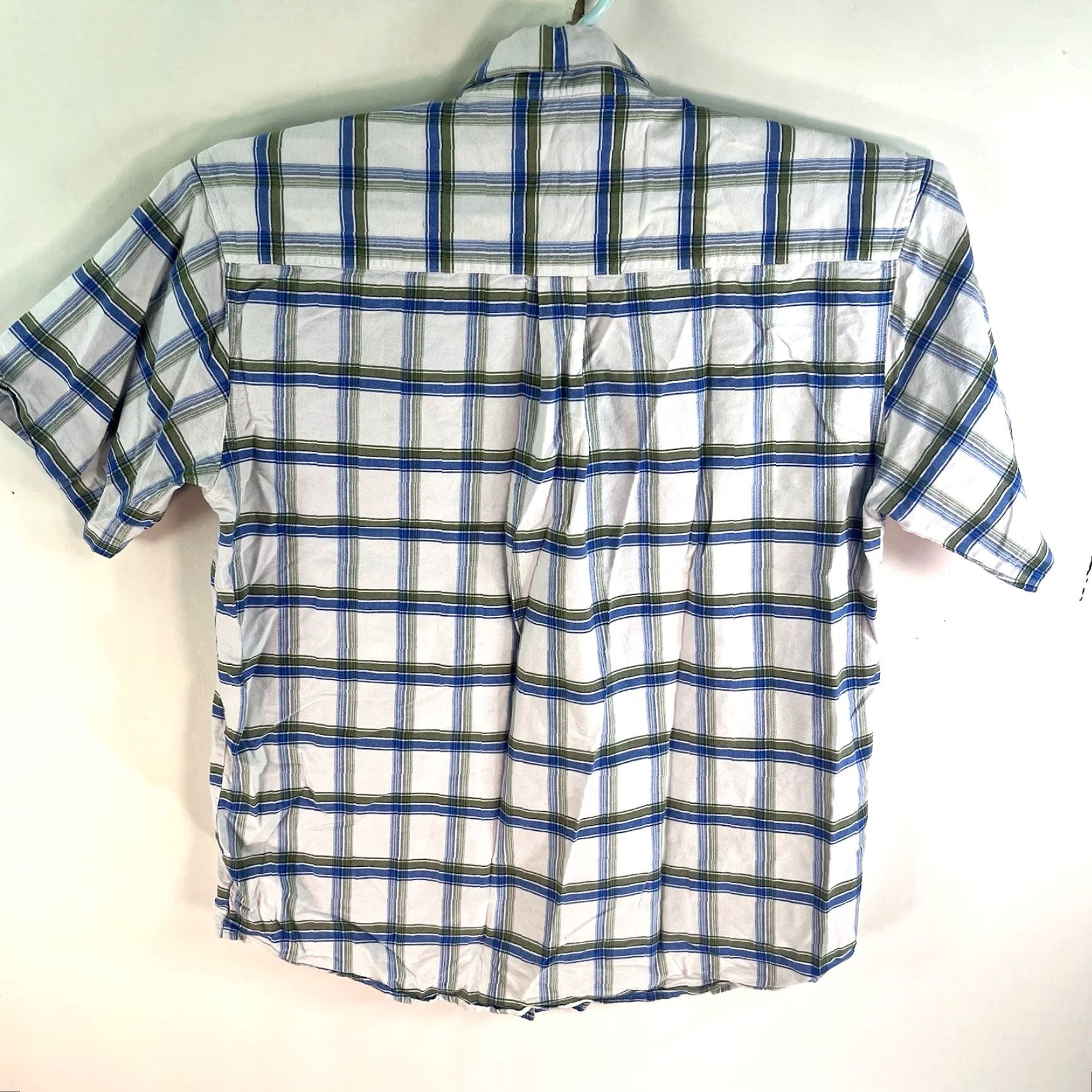 Wrangler VINTAGE No, Wrangler 20X Cowboy Check Button-Down Shirt Mens Size L Blue/Green, Button-Up, Cotton, Regular Fit, Long Sleeve Mens Size US L / EU 52-54 / 3 - 6 Thumbnail