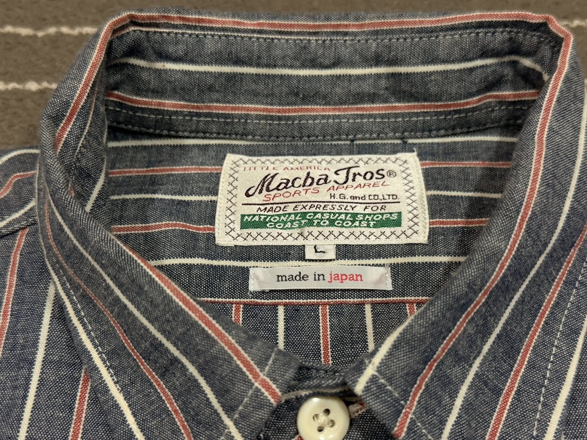 Japanese Brand Macba Tros chambrey japan S 2240 Size US S / EU 44-46 / 1 - 5 Thumbnail