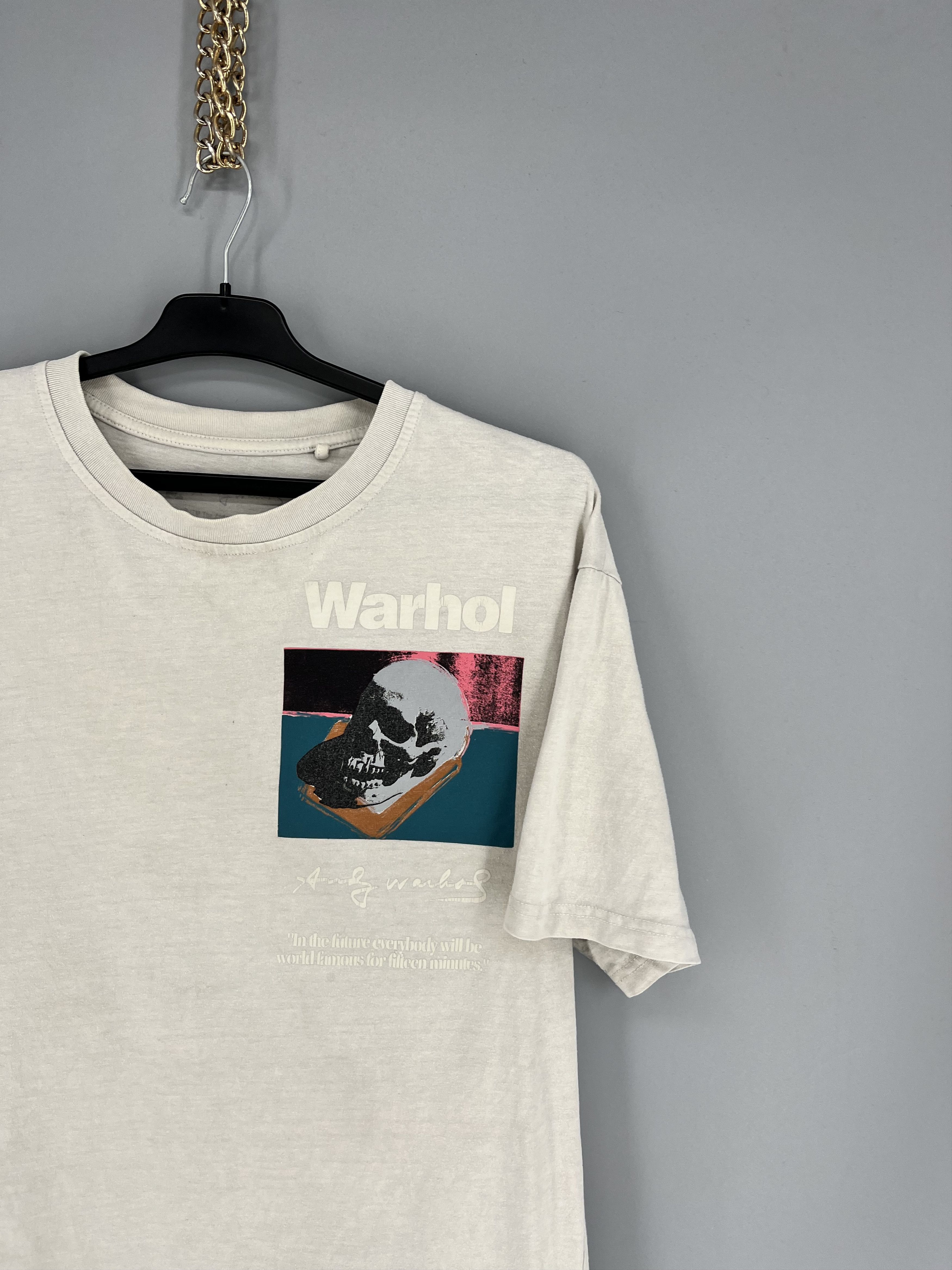 Andy Warhol Vintage Pull&Bear Andy Warhol Tshirt Tee Size L Size US L / EU 52-54 / 3 - 6 Thumbnail
