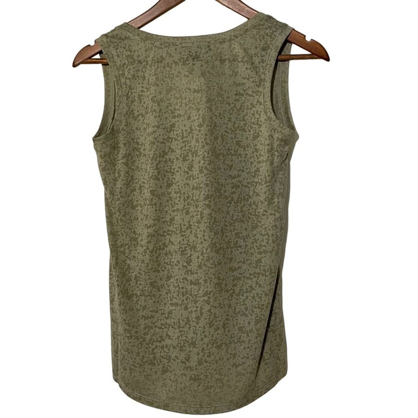 Other I.N.C. Embellished Scoop Neck Tank Top XS Sage Green New Size XS / US 0-2 / IT 36-38 - 3 Thumbnail