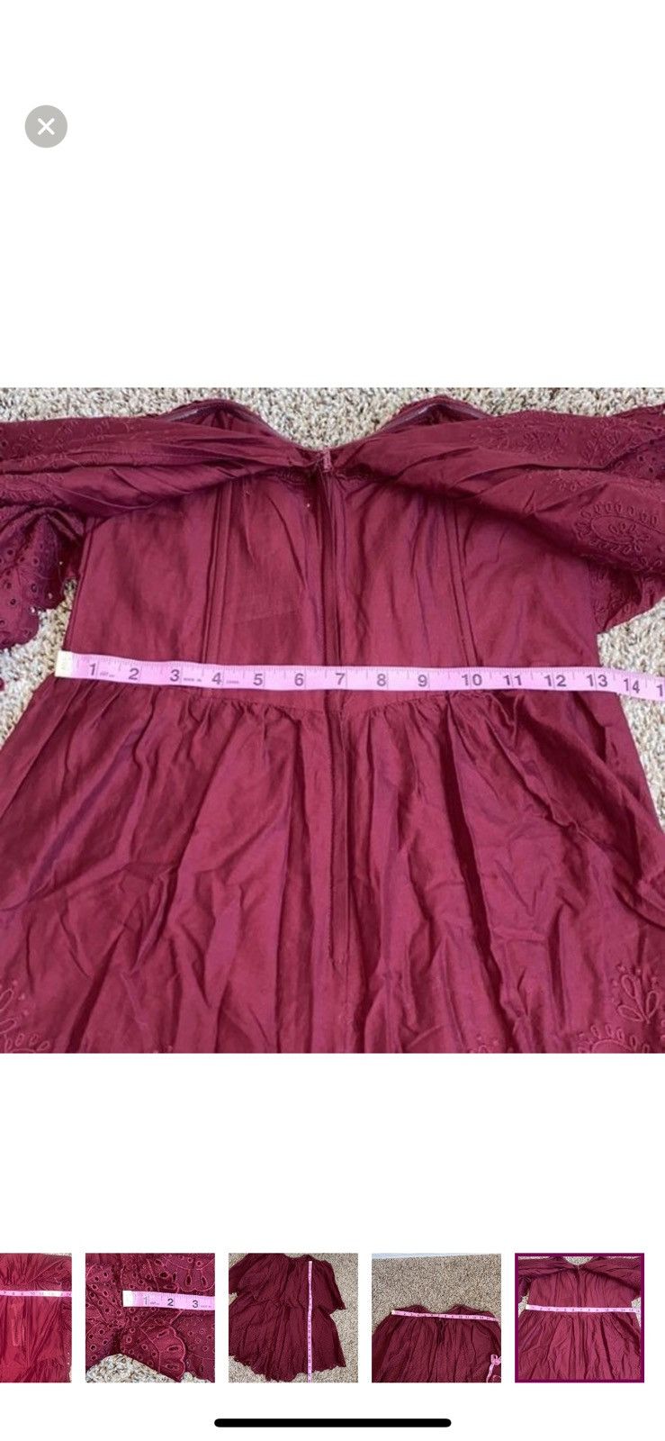 H&M H &‎ M strapless romper women’s size 8 Size 30" / US 8 / IT 44 - 10 Thumbnail
