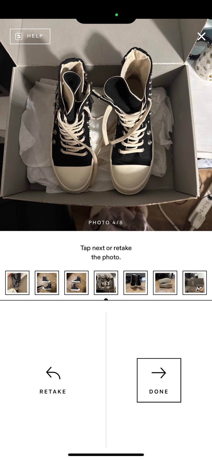 Rick Owens Rick Owens women drkshadow Luxor Size US 8 / IT 38 - 3 Thumbnail