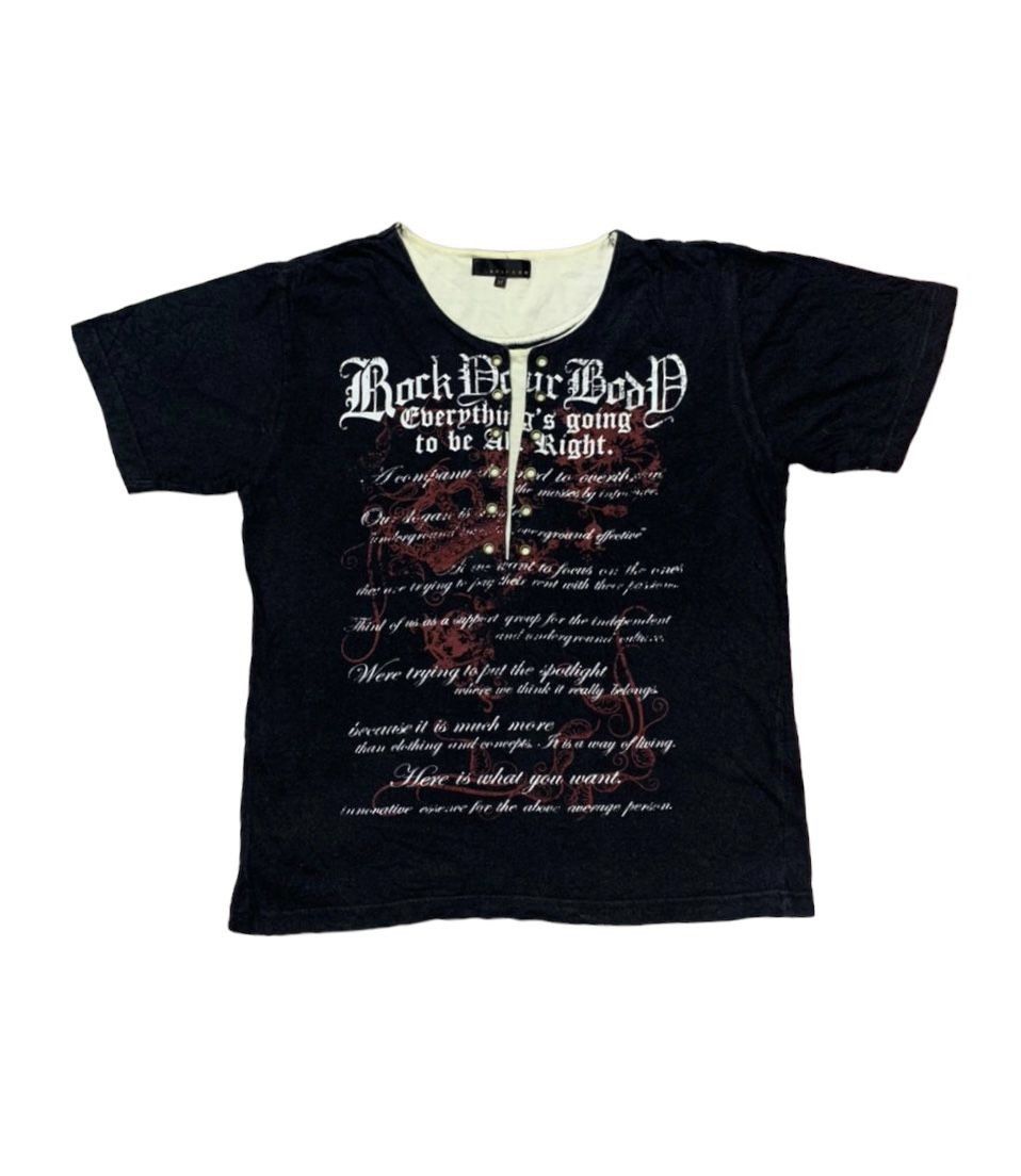Beauty Beast Japanese Brand SPINASH ‘Poem’ Tshirt Size US M / EU 48-50 / 2 - 1 Thumbnail