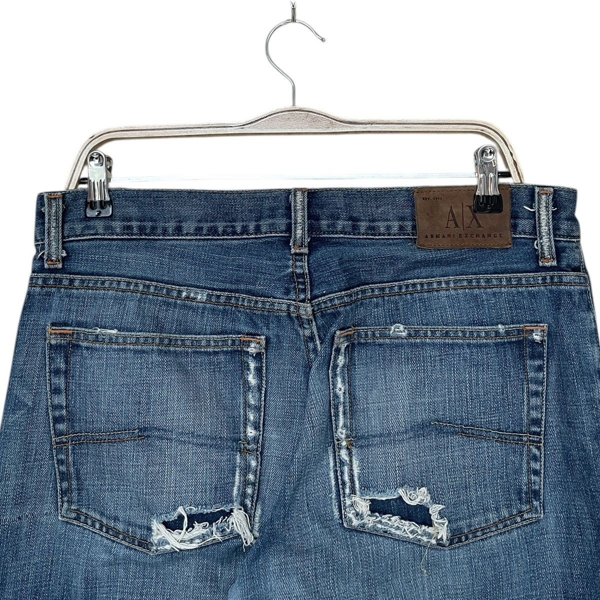 Armani Exchange Vintage Brand Armani Exchange Jeans 2000s Size US 33 - 8 Thumbnail