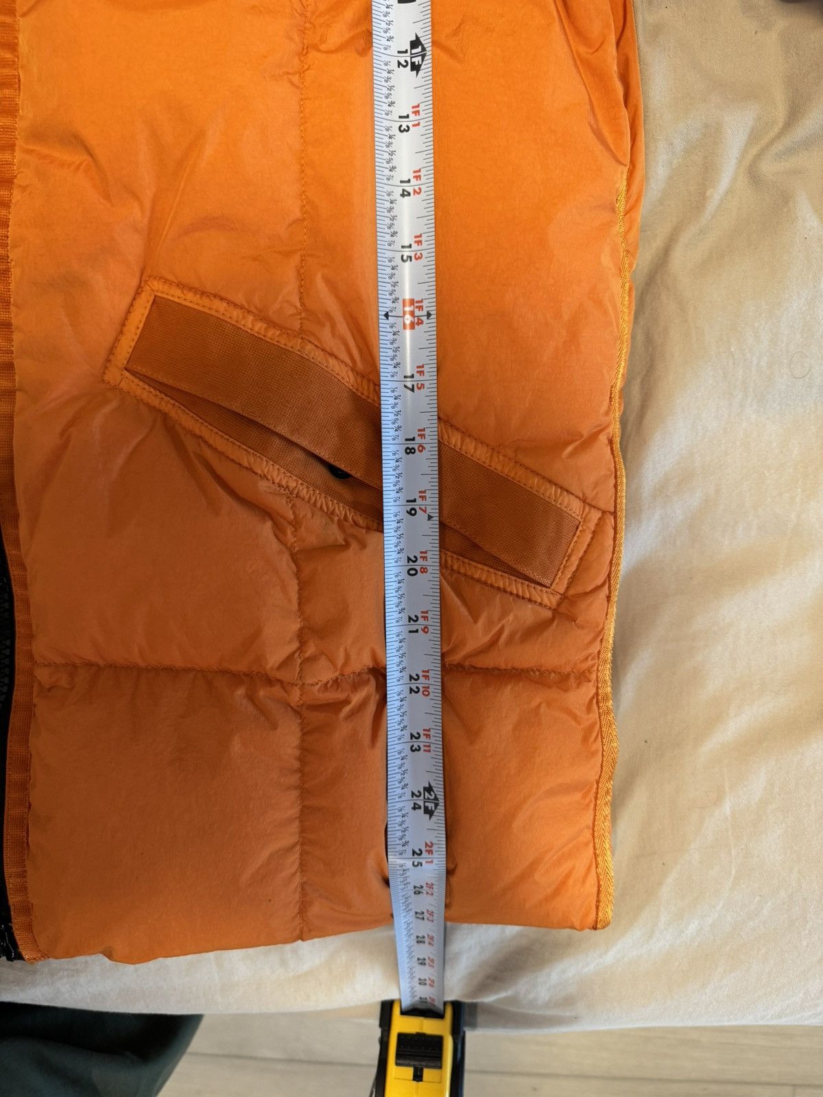 Stone Island Stone Island Orange Down Garment Dyed Crinkle Reps Jacket Size US M / EU 48-50 / 2 - 6 Thumbnail