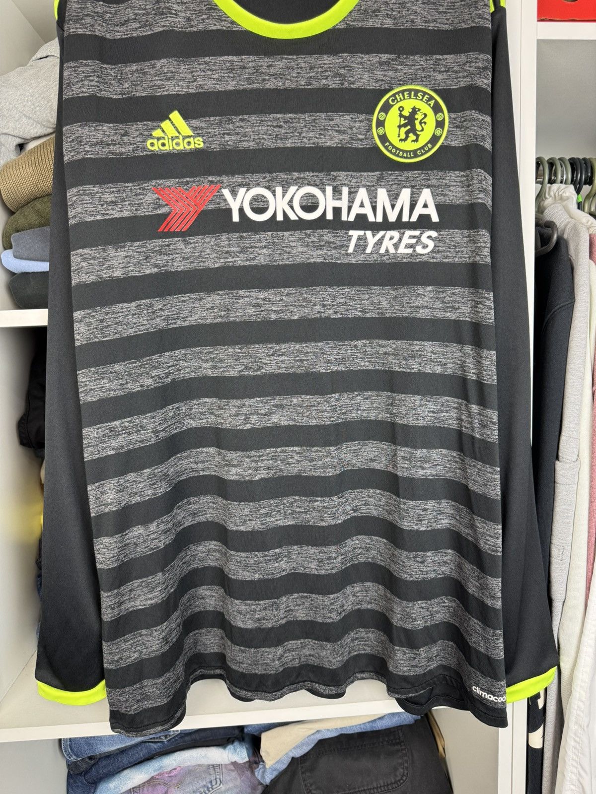 Adidas Adidas Chelsea FC 2016 2017 Away Jersey Long Sleeve Size 2XL Size US XXL / EU 58 / 5 - 13 Thumbnail