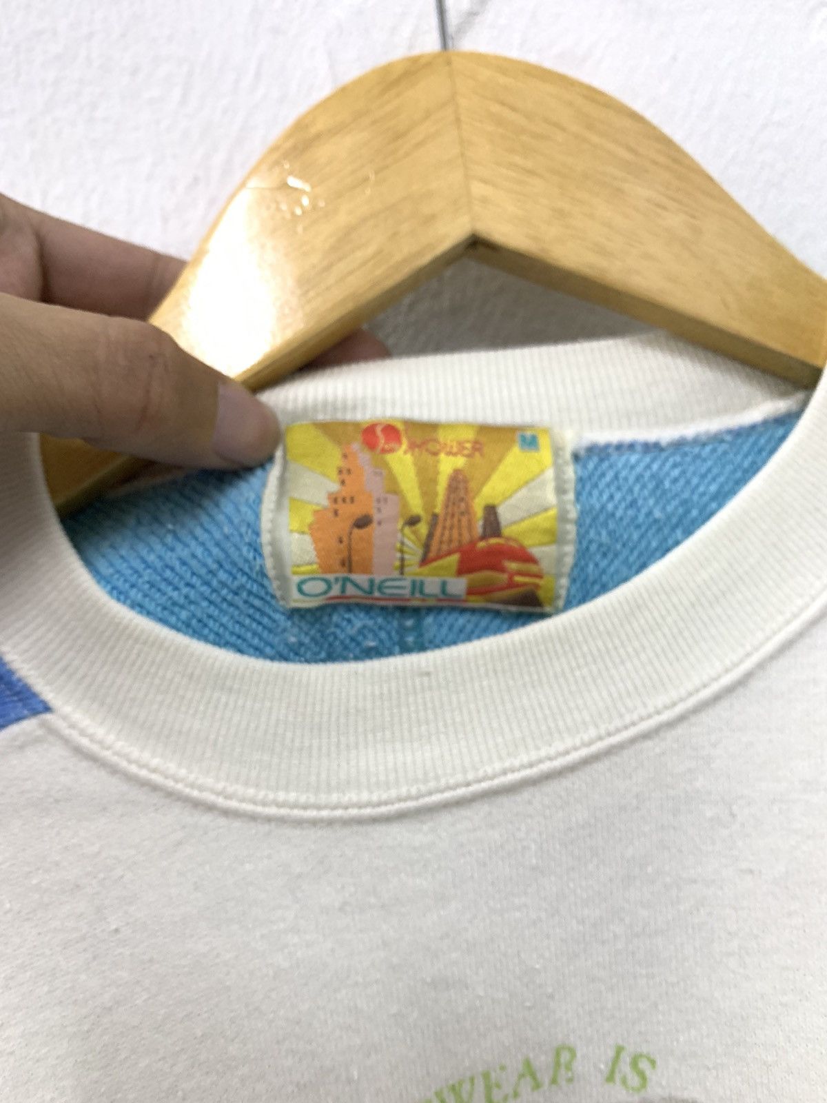 O'Neill × Vintage Vintage Team Oneill Sweatshirt Size US M / EU 48-50 / 2 - 9 Thumbnail