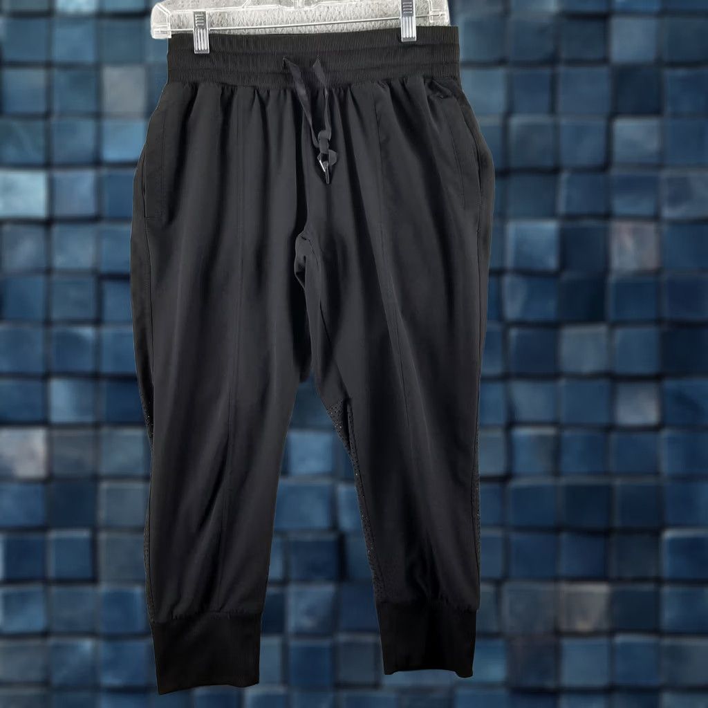 Kyodan Kyodan Jogger Pants Men Medium Black Sheer Tapered Calf 28W x 23L Sport Activewear Philippines? Size US 31 - 1 Thumbnail