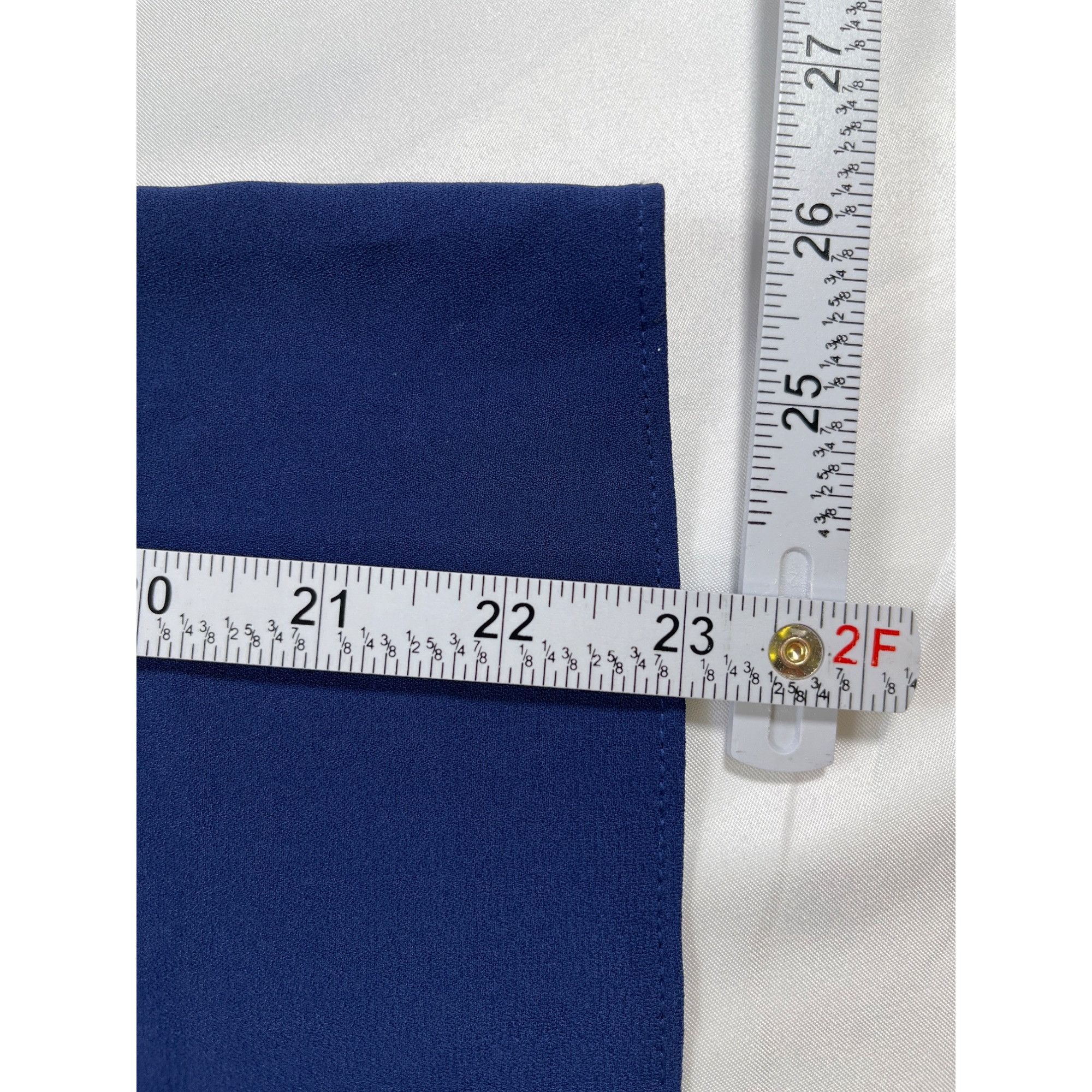 Designer S.L. Fashions SKU 7581 Womens Blue and Black Colorblock Dres Size M / US 6-8 / IT 42-44 - 8 Thumbnail