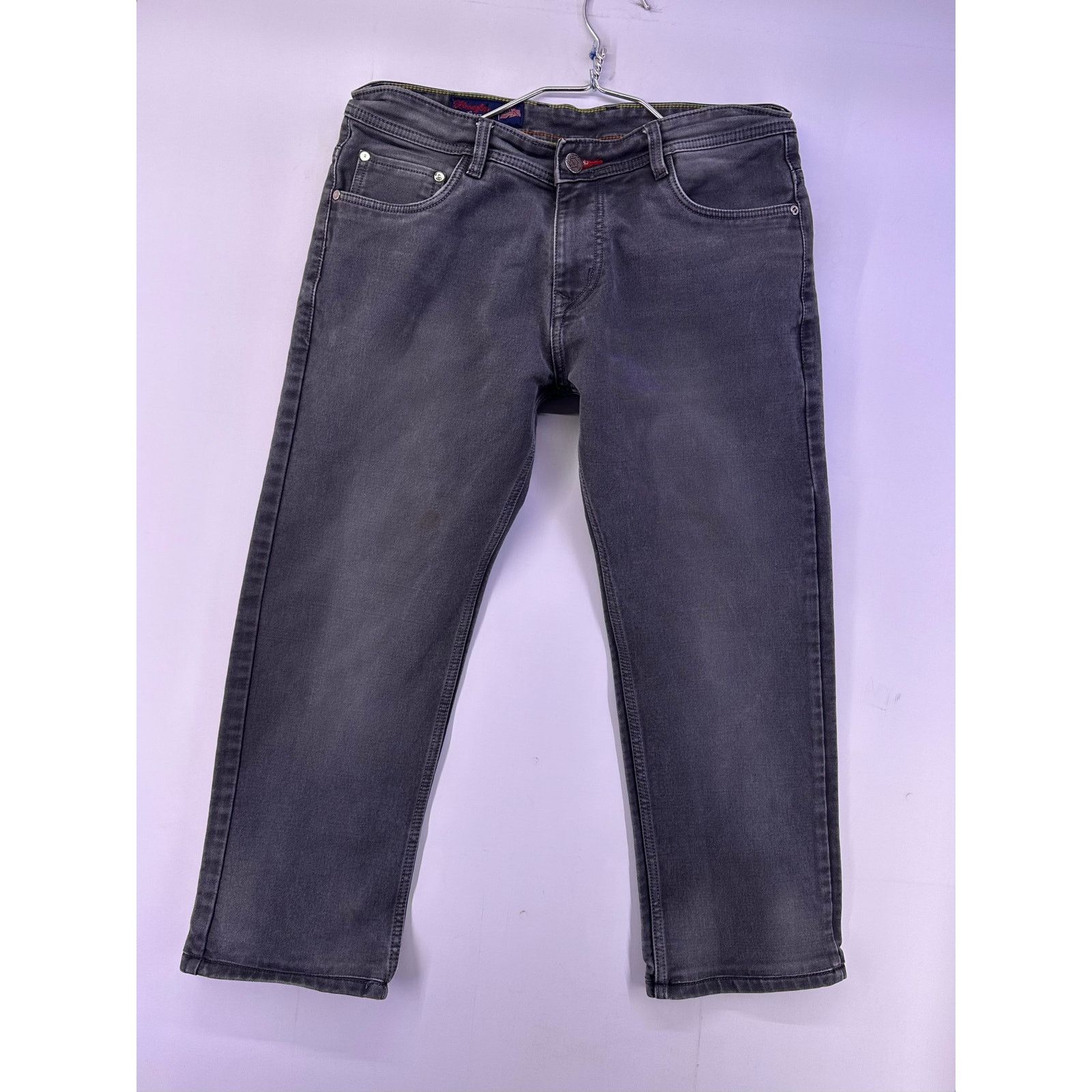 Wrangler Wrangler Gray Western Demin Jeans Size 34 Size US 34 / EU 50 - 2 Thumbnail