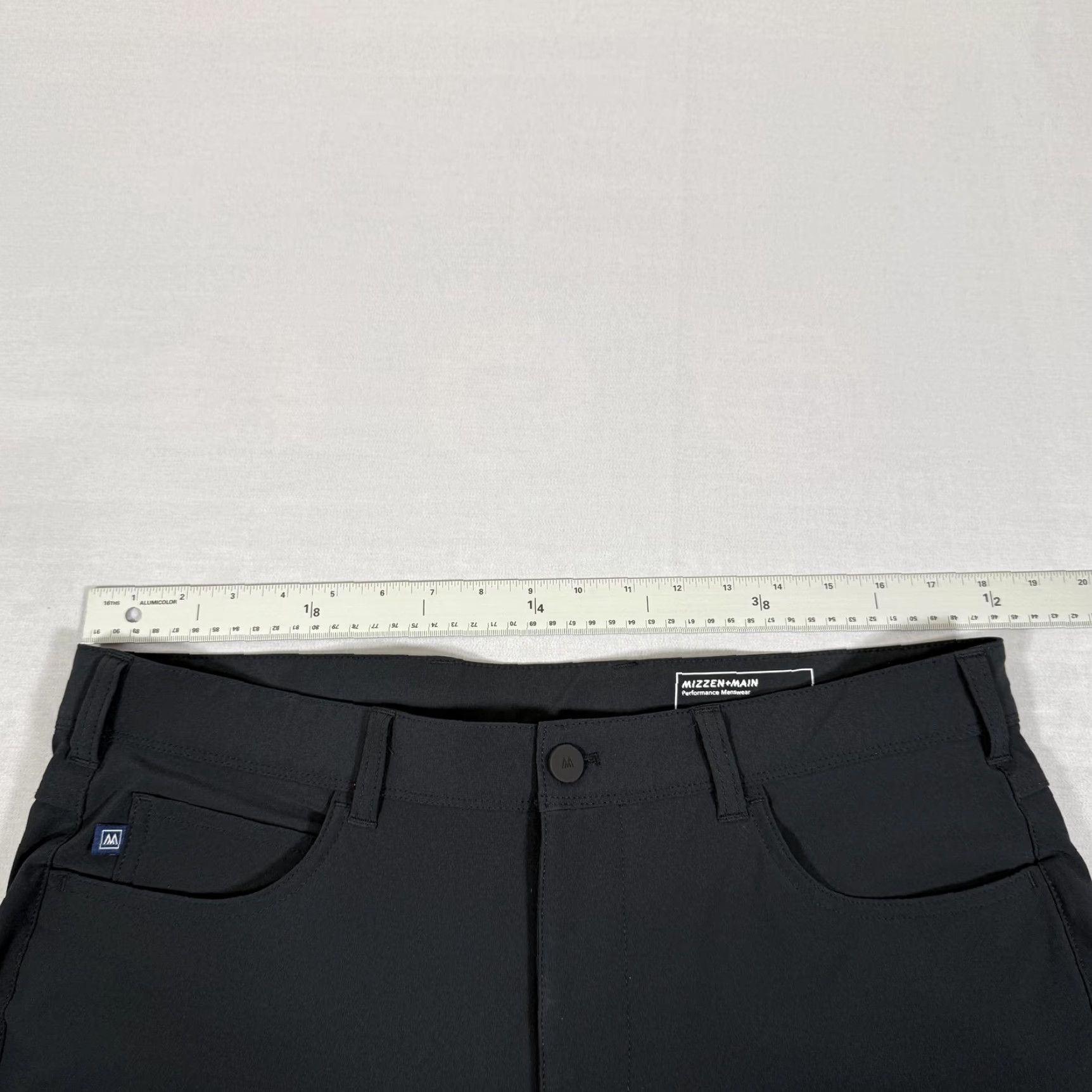 Mizzen+Main Mizzen Main Pants Mens 35x28 Charcoal Helmsman Slim 5 Pocket Performance Golf Size US 35 - 7 Thumbnail