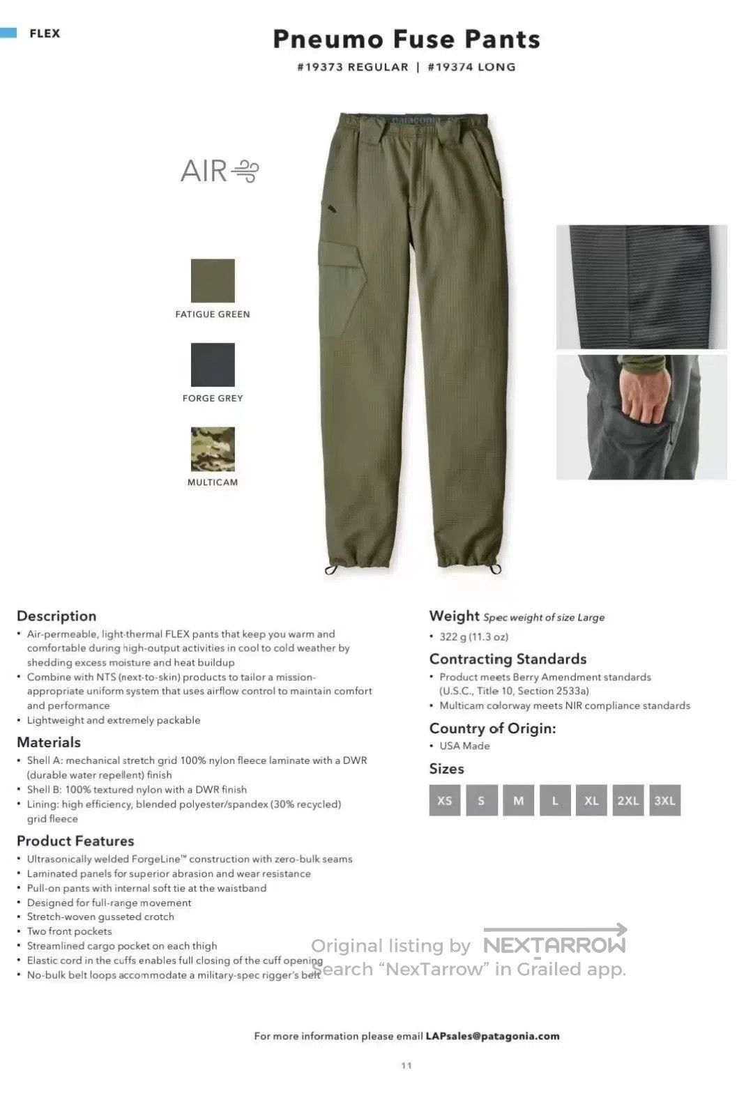 Other Patagonia Lost Arrow Pneumo Fuse Pants. Size US 30 / EU 46 - 1 Thumbnail