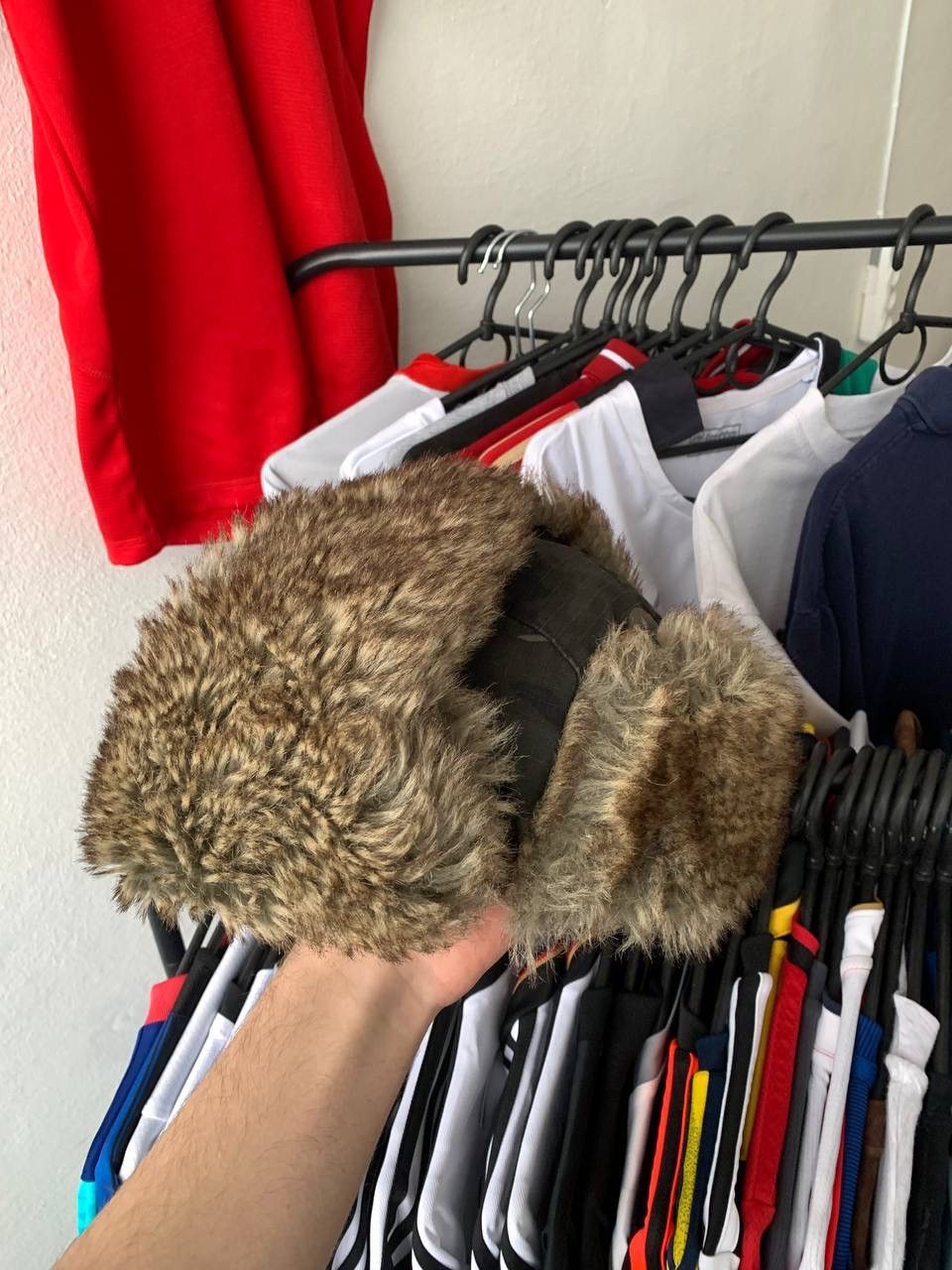 Hysteric Glamour × Vintage Vintage Y2K Japanese Ushanka Military Carti Style Opium Fur Size ONE SIZE - 10 Thumbnail