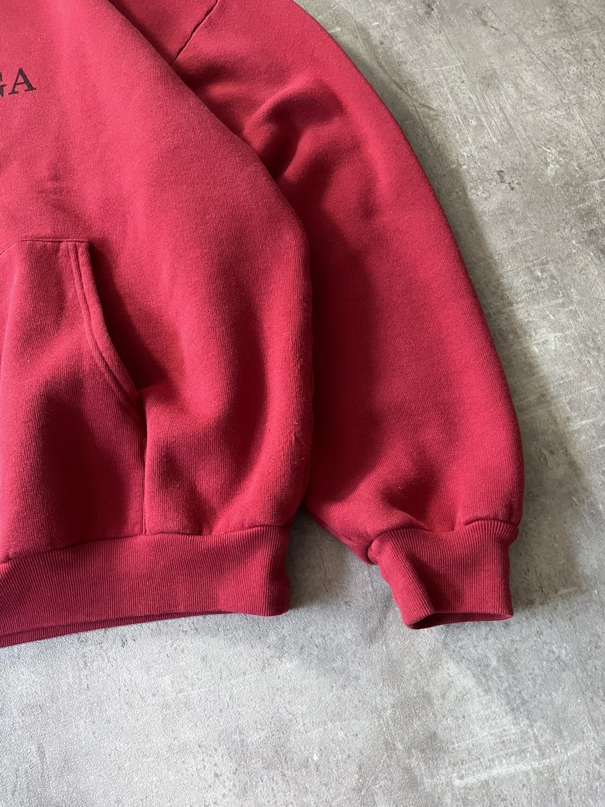 Balenciaga Balenciaga BB crown logo burgundy hoodie Size US L / EU 52-54 / 3 - 4 Thumbnail