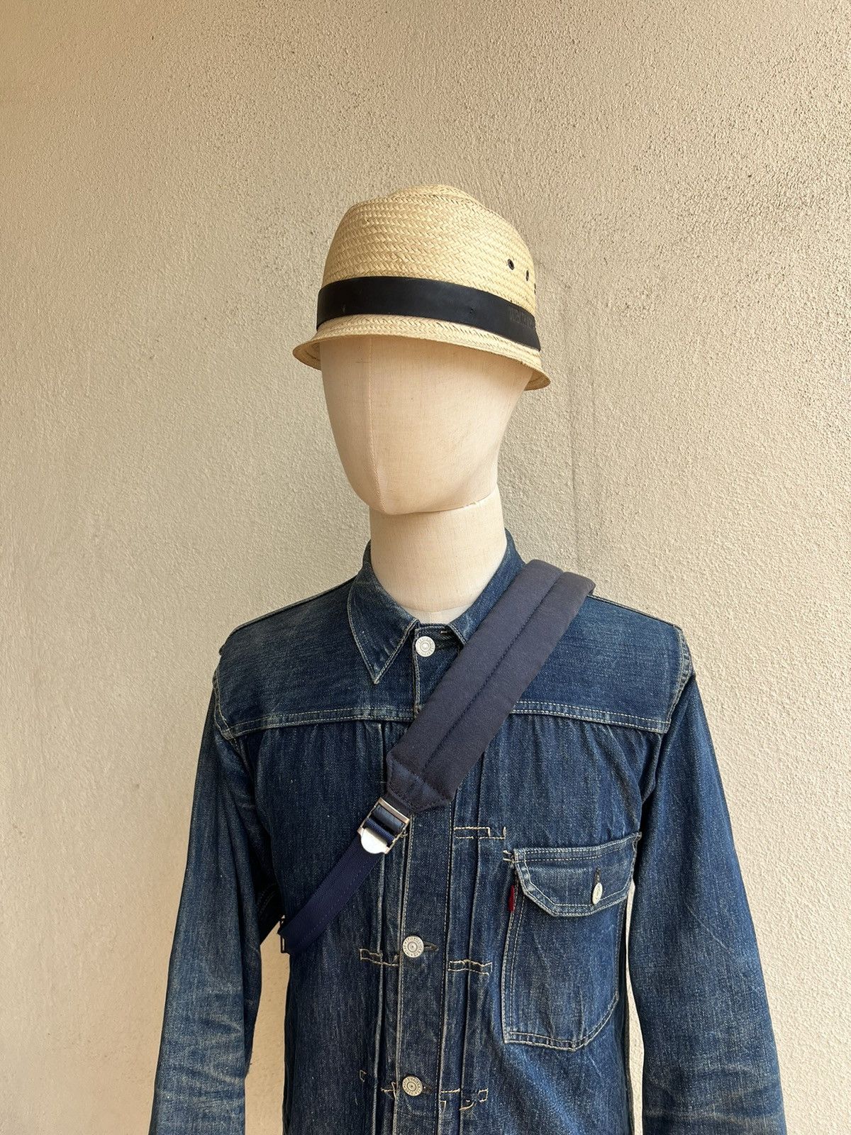 Leather VTG Samantha Kingz Japan Patina Leather Cargo Crossbody Bag Size ONE SIZE - 7 Thumbnail