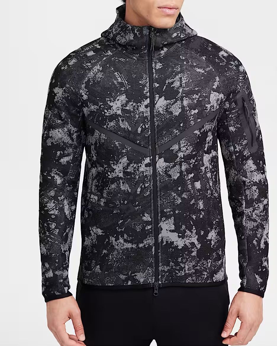 Nike Nike Tech Windrunner Fleece Full-Zip Hoodie Black Size US S / EU 44-46 / 1 - 5 Thumbnail