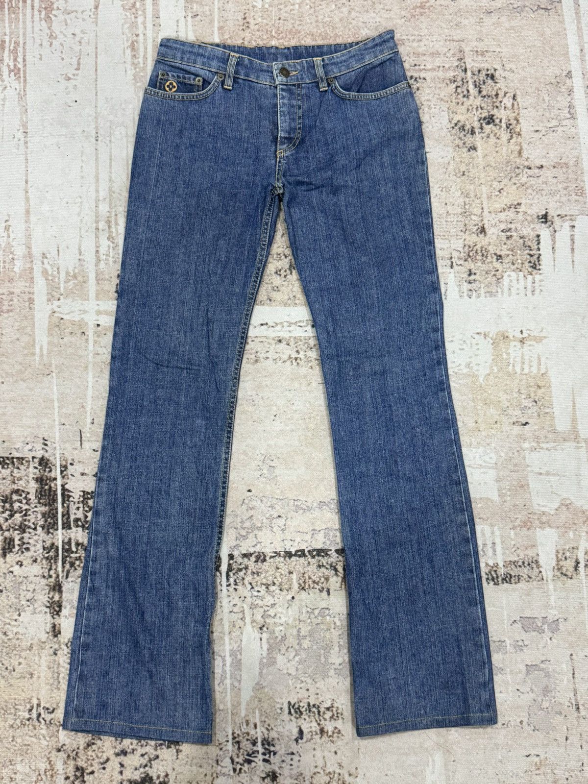 vintage LV jeans made in Italy