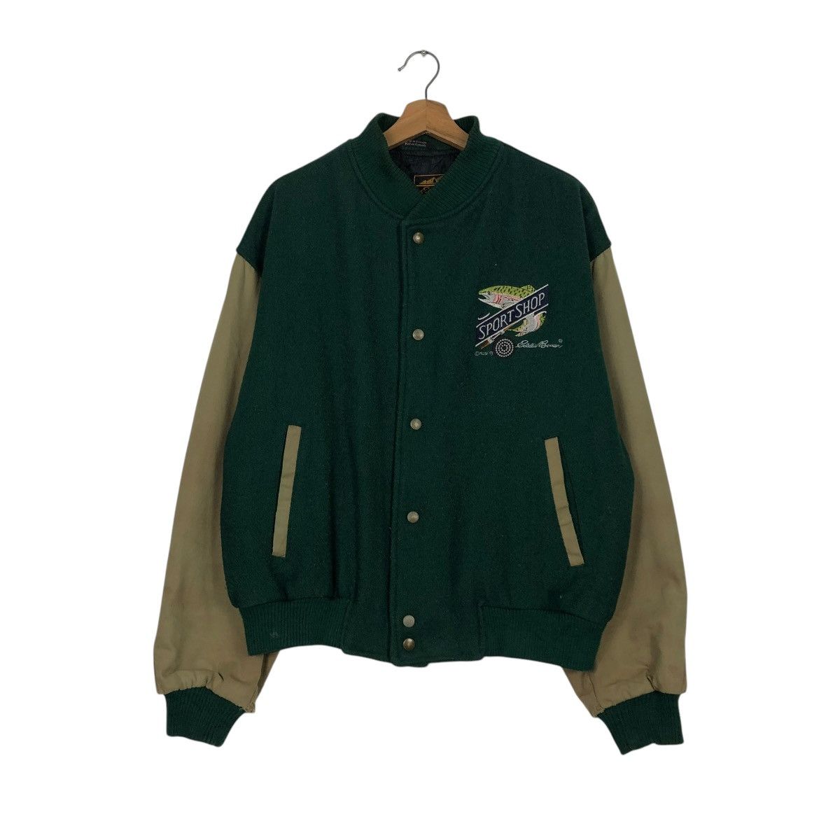 Eddie Bauer 🔥VINTAGE BOMBER JACKET EDDIE BAUER SEATTLE USA BIG LOGO Size US M / EU 48-50 / 2 - 3 Thumbnail