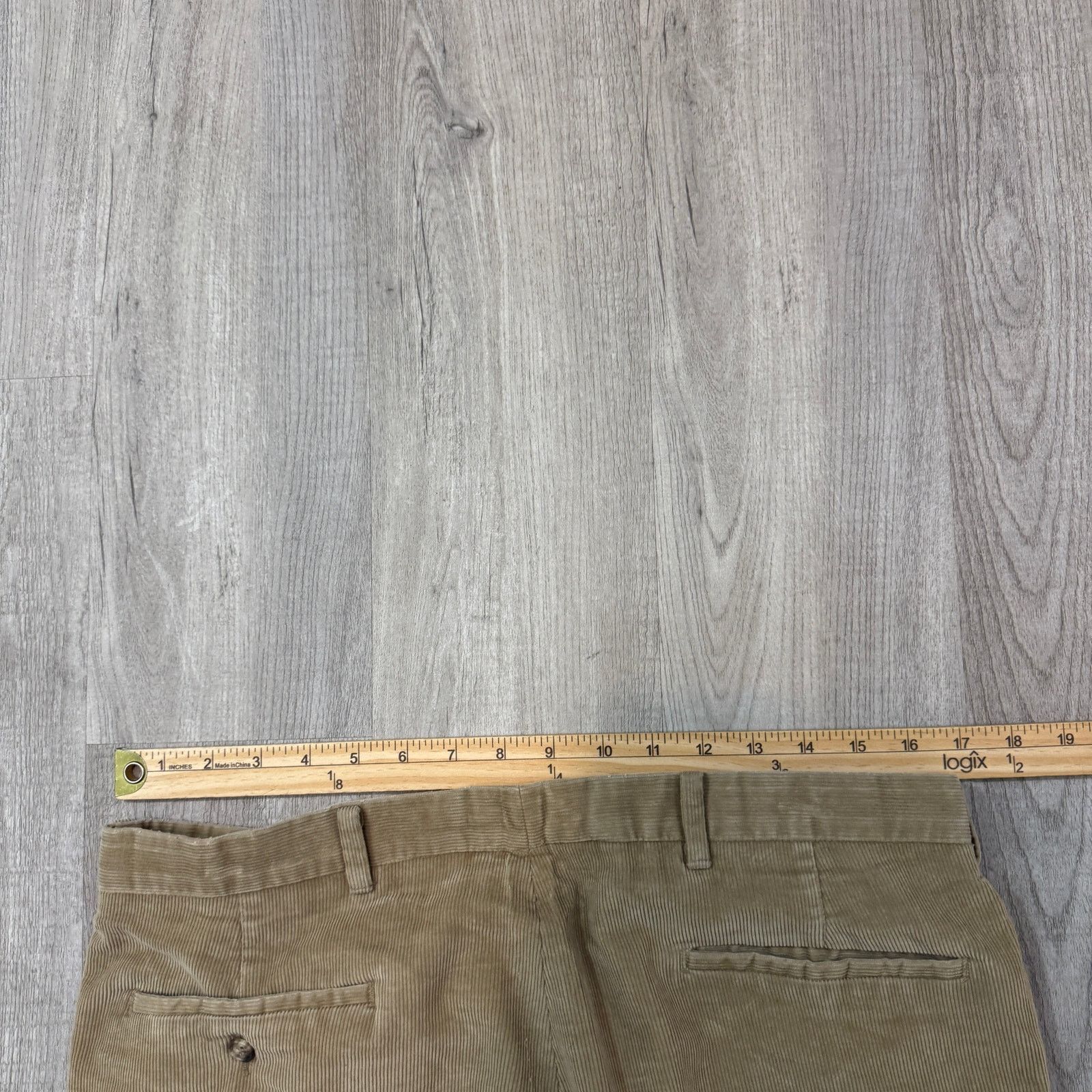 Vintage Vintage Corduroy Chino Pants Men's 34 x 26 Measured 90s Size US 34 / EU 50 - 6 Thumbnail
