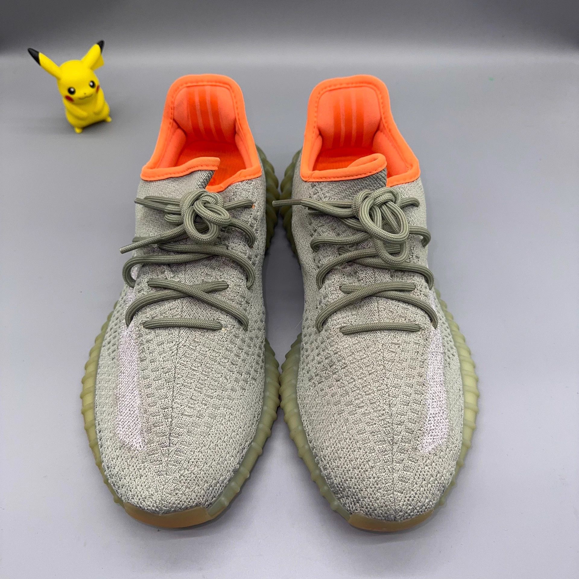 Adidas Adidas Yeezy 350 Sage Honeydew Reflective Gray Orange 43 Size US 10 / EU 43 - 2 Thumbnail