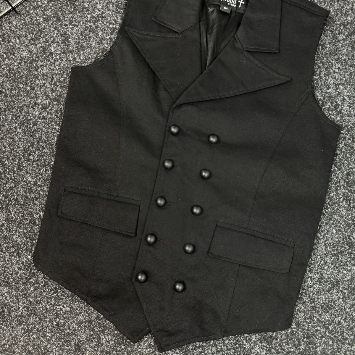 Affliction Vintage Gothicana Faded Punk Sleeveless Top Designer Vest Size US M / EU 48-50 / 2 - 2 Thumbnail