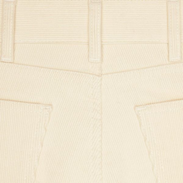 Celine o1w1db10125 2N988847V Corduroy Jane Flared Jeans in Ivory Size 25" / US 0 / IT 36 - 3 Thumbnail