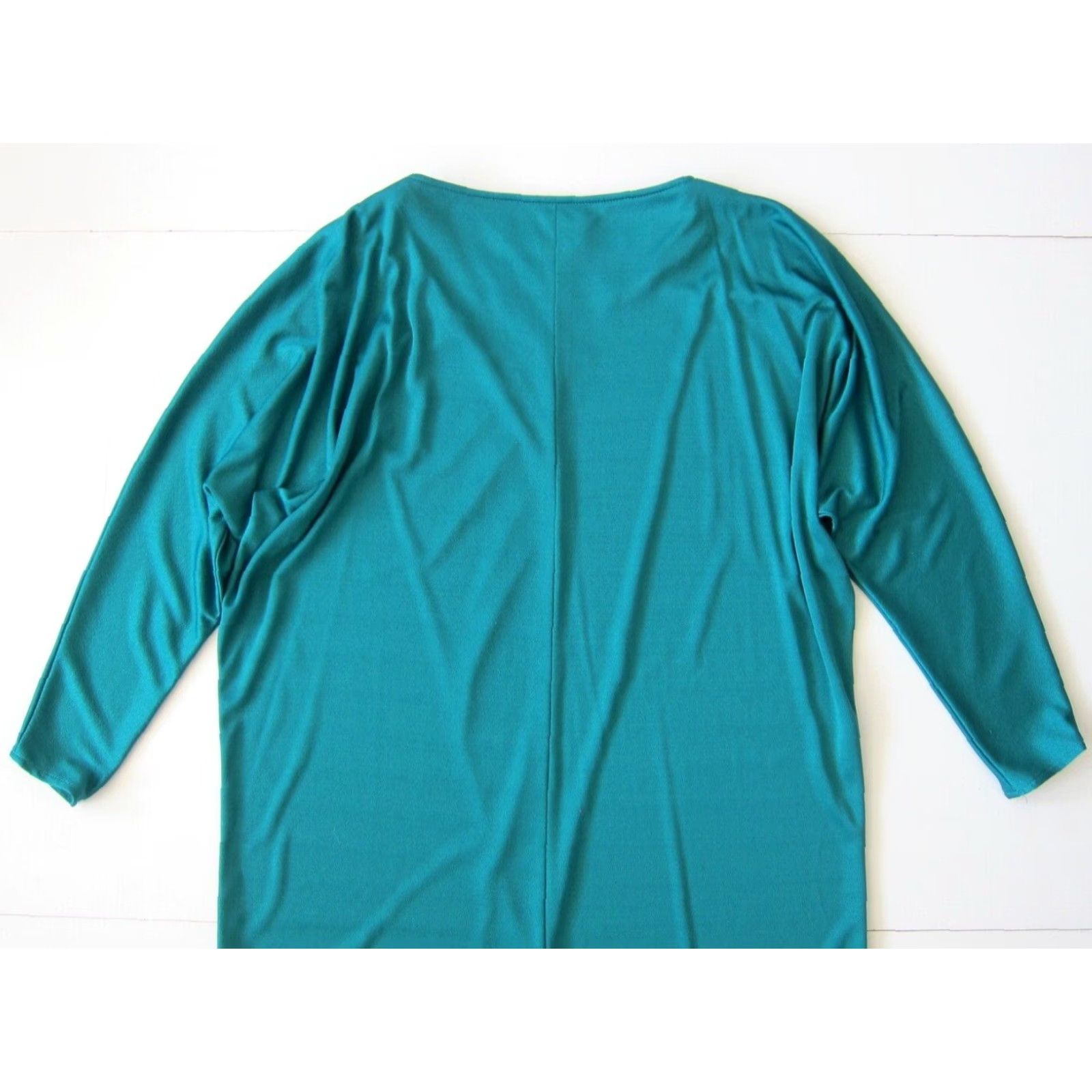 Vintage VINTAGE IsaDora Dress Women 10 Green Shift Midi Long Sleeve Tunic Isadora Dress Women 10 Large Size L / US 10 / IT 46 - 6 Thumbnail
