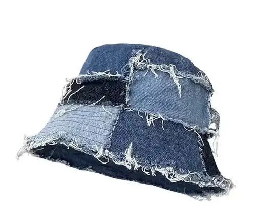 Other Denim patchwork distressed bucket hat Size ONE SIZE - 2 Thumbnail