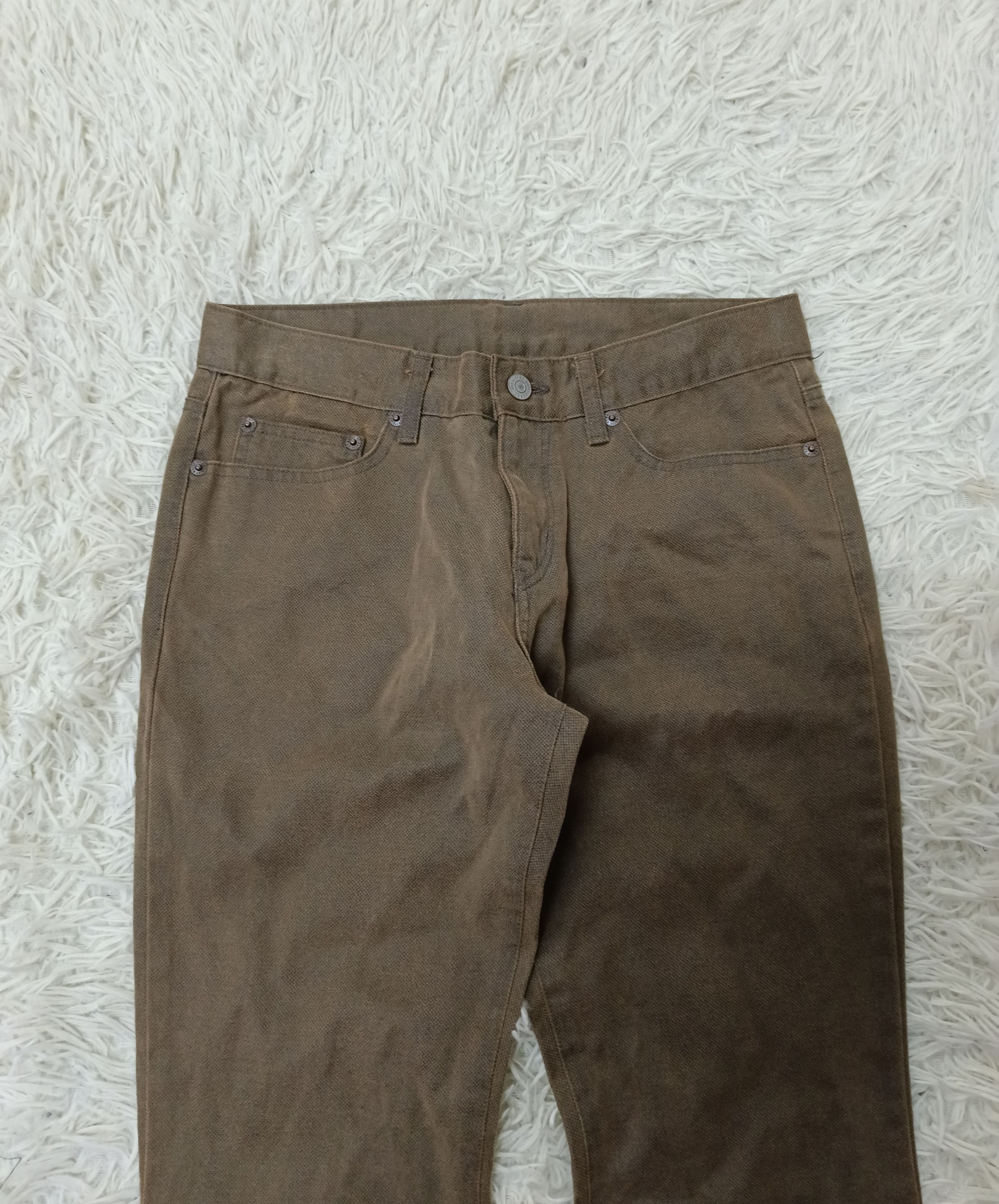 Japanese Brand VINTAGE 90s ET BOITE WAXED FLARE DENIM PANTS Size US 28 / EU 44 - 2 Thumbnail
