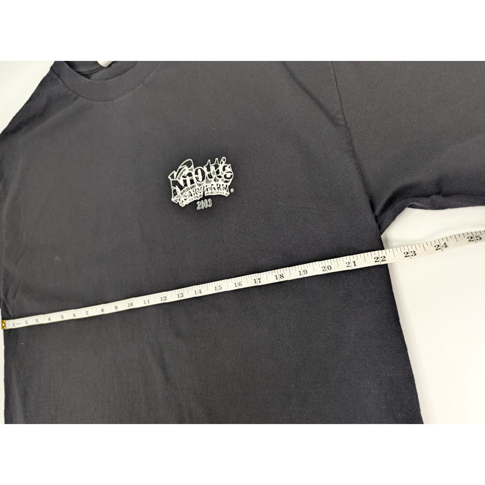 Vintage VINTAGE Knotts Scary Farm 2003 Halloween Haunt T-Shirt Black XL Mens Horror Double-Sided Size US XL / EU 56 / 4 - 6 Thumbnail