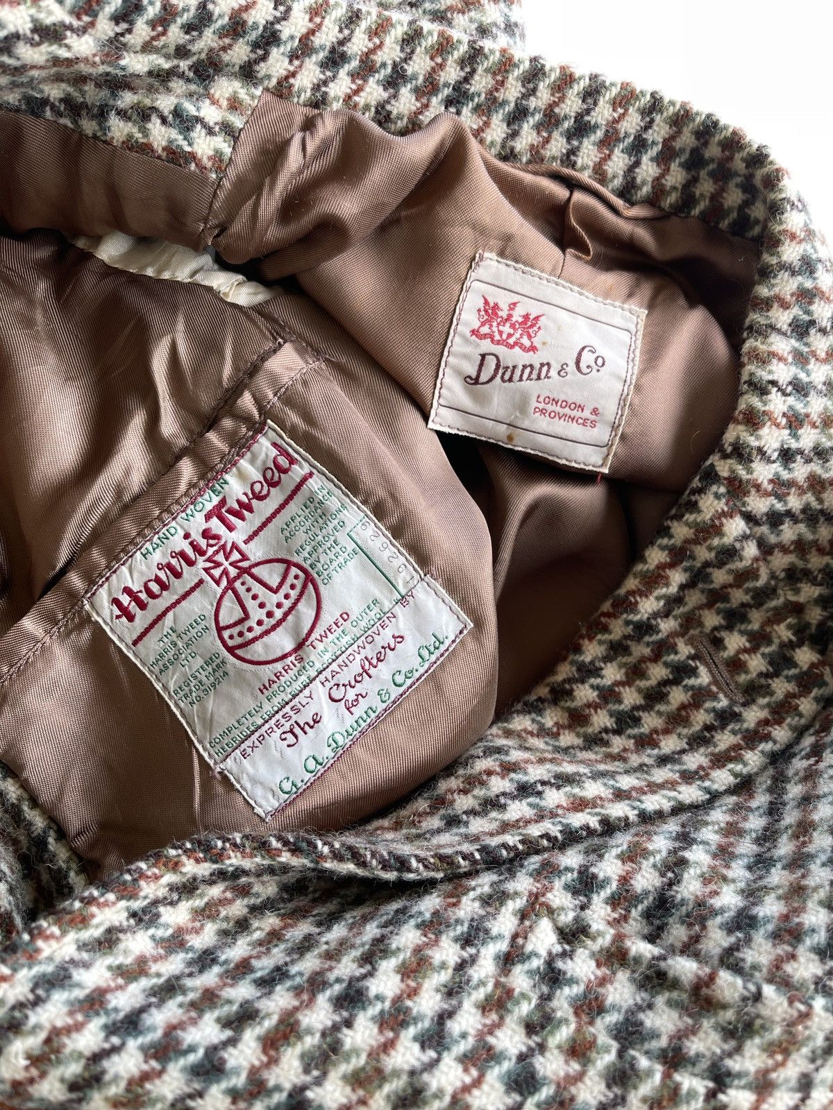 Harris Tweed Dunn X Harris Tweed Hand Woven Wool Coat Size US S / EU 44-46 / 1 - 7 Thumbnail