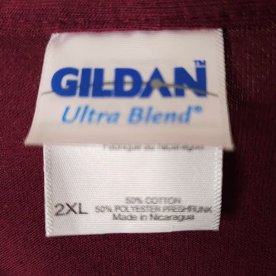 Gildan Hudson Chicken Ride T Shirt Mens 2XL Red Bike Ride Kansas Wheatland Cafe Gildan Cotton Crew Neck Short Sleeve Vintage: No Size US XXL / EU 58 / 5 - 5 Thumbnail