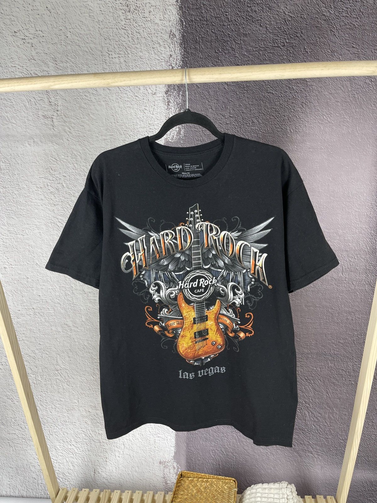 Band Tees Hard Rock Cafe / Las Vegas big logo T-Shirt Size US L / EU 52-54 / 3 - 2 Thumbnail