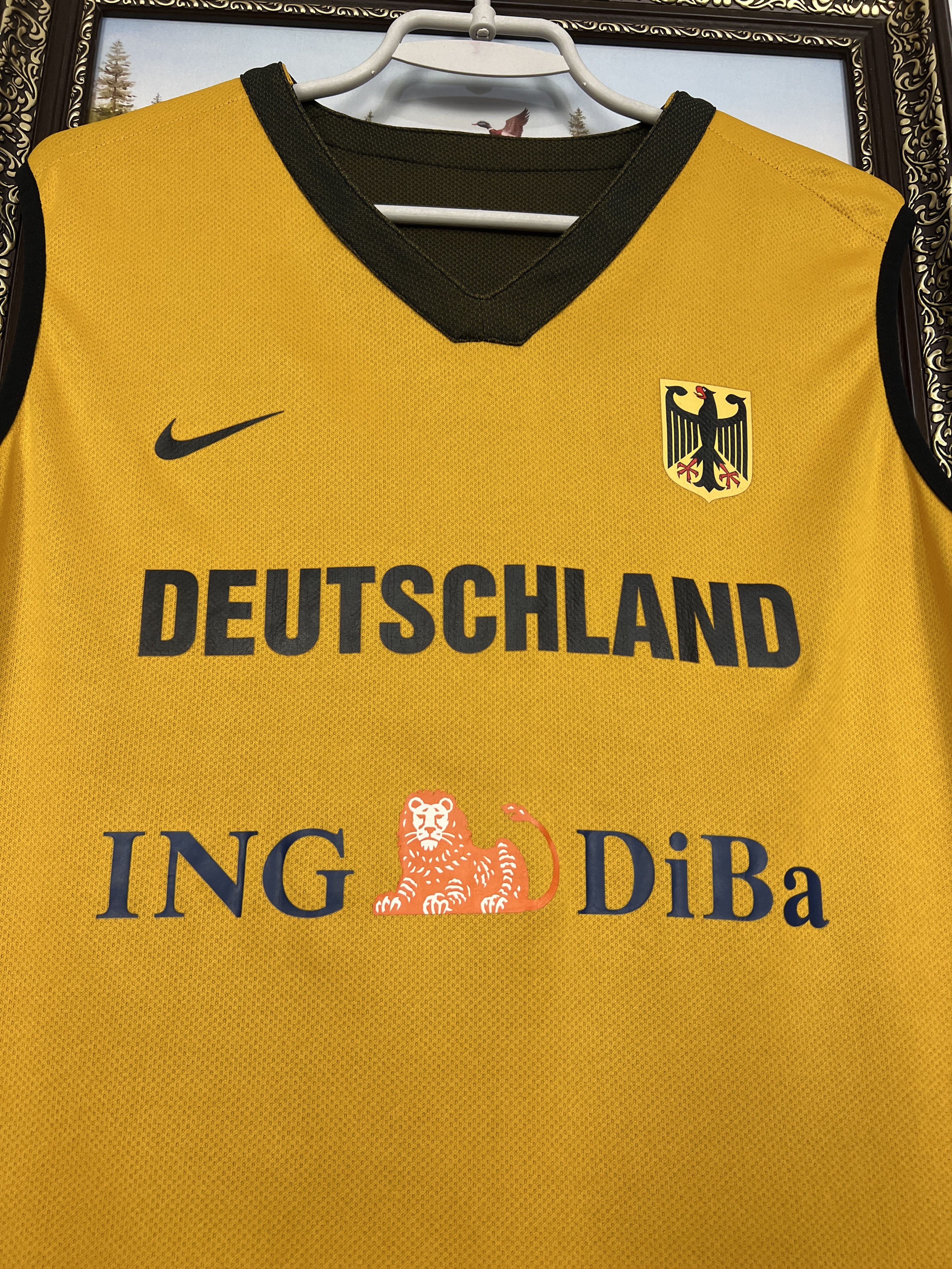 Nike Vintage Deutschland Germany Basketball Jersey Shirt Double Size US L / EU 52-54 / 3 - 3 Thumbnail