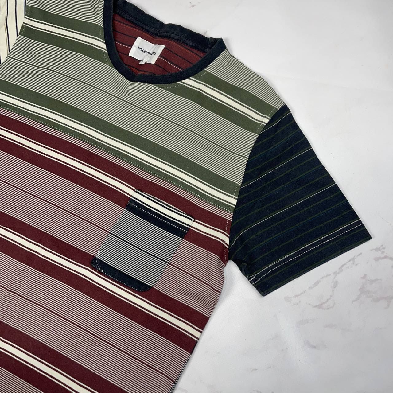 Norse Projects Norse Projects Norse Project stripped pocket tee Size S Size US S / EU 44-46 / 1 - 6 Thumbnail